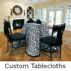 Custom made tablecloths